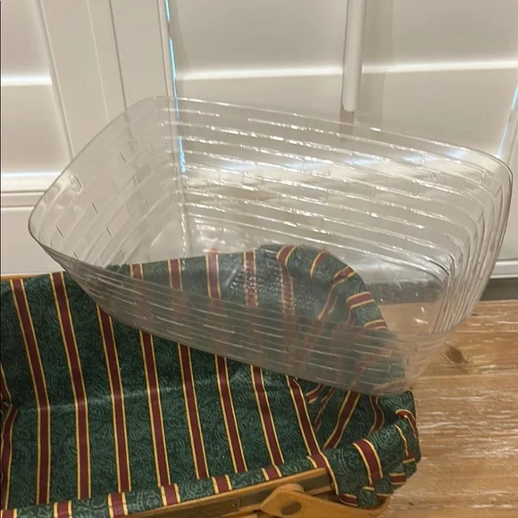 Longaberger Brown Holiday Cheer Basket with Green Liner - Picture 7 of 16